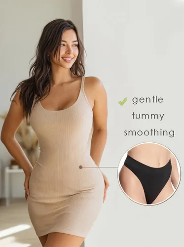 Miniatura 4 de GRANKEE - Tangas sin costuras transpirables para mujer, tangas que no se marcan, paquete de ropa