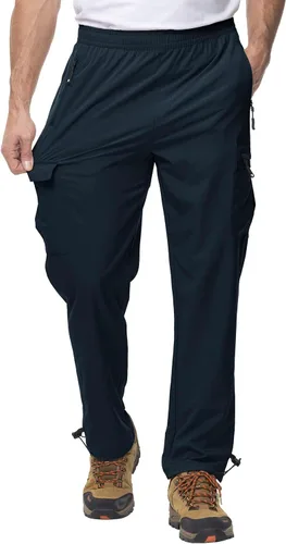 Miniatura 2 de Gopune Pantalones deportivos ligeros para hombre, de secado rápido, para senderismo, correr al aire libre, pantalones casuales