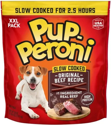 Miniatura 24 de Pup-Peroni Golosinas para Perros, Sabor a Carne de Res Magra, 38 Onzas, Hechas con Carne de Res Real, 90% Libre de Grasa