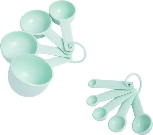 Miniatura 8 de KitchenAid Juego de tazas y cucharas medidoras universales fáciles de leer con mango de agarre suave para un máximo control, agujero para colgar
