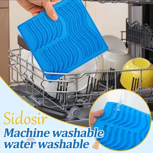 Miniatura 6 de Sidosir 7 moldes de silicona para ositos de gomitas, molde antiadherente para chocolate con gusanos para fiestas, corazón gomoso para bricolaje