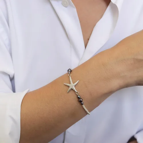 Miniatura 2 de Pulseras de plata de ley 925 con piedras preciosas para mujer, pulsera de piedra natal, pulseras minimalistas para mujer, pulsera de plata de ley