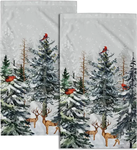 Miniatura 37 de Giwawa Autumn Pumpkin Hand Towels Maple Leaves Bath Fingertip Towel Set of 2 Thanksgiving Soft Absorbent Dish Wash Cloth Kitchen Home Hotel Decor