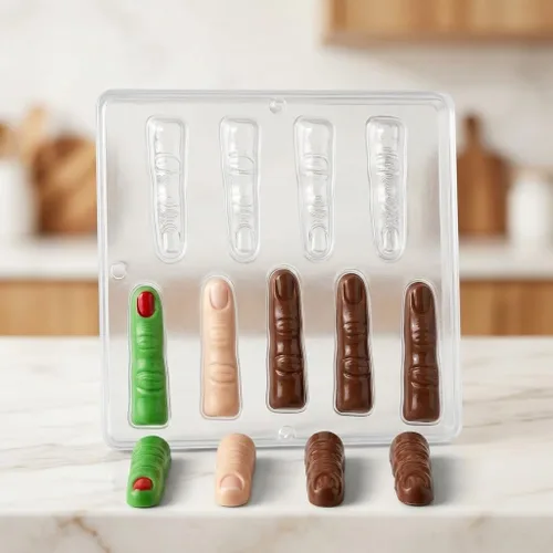 Miniatura 5 de Molde de caramelo de chocolate para dedos humanos 965 Halloween