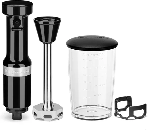 Miniatura 3 de KitchenAid - Batidora de mano con cable y velocidad variable KHBV53, color negro ónix