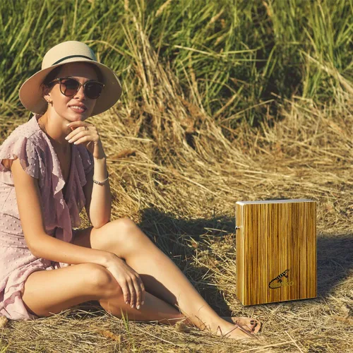 Miniatura 6 de GECKO - Caja de percusión de madera, instrumento musical con bolsa de transporte