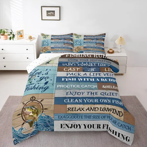 Miniatura 31 de Feelyou Juego de edredón de zorro ártico, juego de ropa de cama para niños y niñas, bonito edredón de animales salvajes, juego de edredón 1 juego