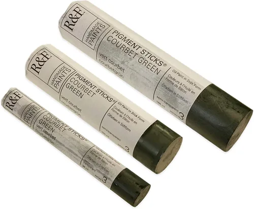Miniatura 131 de Pinturas R&F Hechas a Mano - Palo de Pigmento al Óleo Profesional, Gris Neutro Medio, 188 ml
