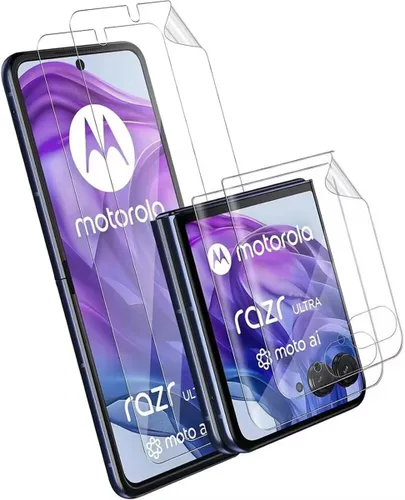 Miniatura 7 de Protector de pantalla de hidrogel para Google Pixel 10 Pro Fold, película protectora de TPU flexible [no vidrio templado] [HD transparente]