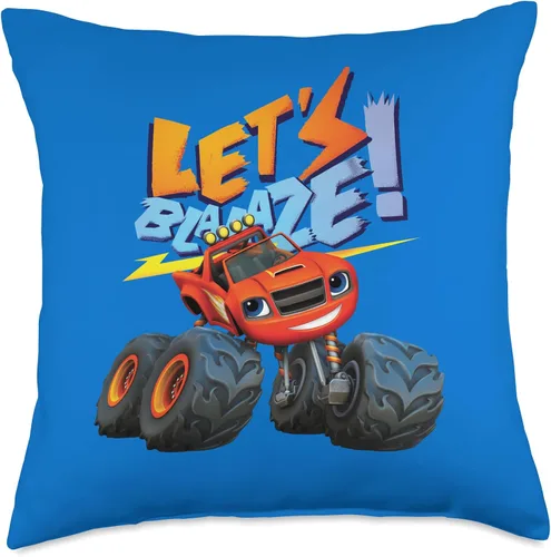 Miniatura 5 de Blaze and the Monster Machines Let's Blaze - Almohada (16.0 x 16.0 in), multicolor