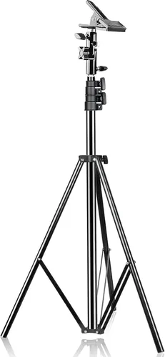 EMART Soporte de luz reflectante de disco de fondo de pantalla verde de 8.5 pies con soporte de abrazadera resistente de 5/8 pulgadas, para difusor,