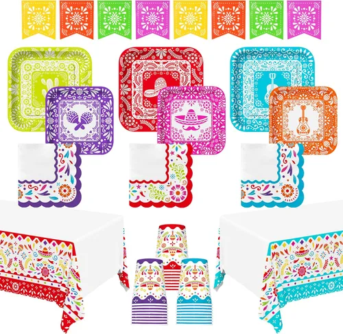 Miniatura 12 de Juego de suministros de fiesta del 4 de julio, kit de tema patriótico para decoraciones de día de la independencia y día de elecciones, incluye