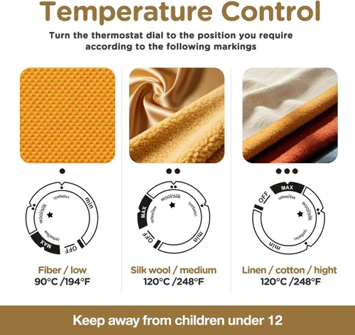 Miniatura 7 de Mini plancha para ropa, plancha de viaje, pequeña máquina eléctrica de prensa de calor para manualidades de camisetas, plancha portátil para casa