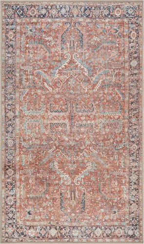 Miniatura 354 de GLN Rugs Traditional Collection - Alfombra de felpilla lavable a máquina, tradicional lavable, antideslizante, alfombra de felpilla de pelo corto