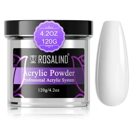 Miniatura 12 de ROSALIND Polvo acrílico rosa suave – 4.23 onzas / 4.23 oz polvo acrílico para extensión de uñas acrílicas, polvo acrílico de polímero profesional