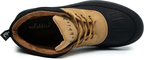 Miniatura 3 de Botas Oxford de cuero a la moda para hombre, botas de tobillo casuales de media caña para hombre