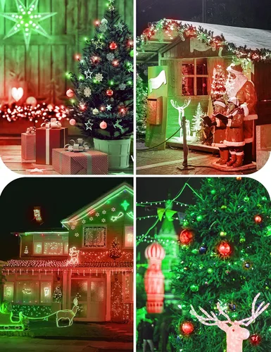 Miniatura 7 de Bombillas de Luz Roja y Verde Woxeon [Paquete de 4] – Bombillas LED A19 Rojas y Verdes de 9W (Equivalente a 60W) – Bombilla de Luz de Color con Base
