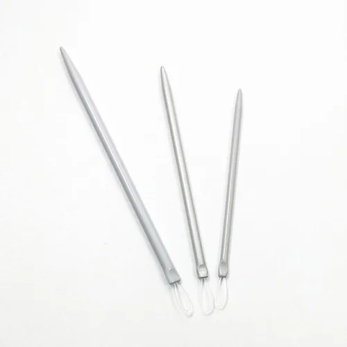 Miniatura 8 de Aguja de hilo de cuerda de alambre de nailon, aguja de tejer ojo grande, aguja de hilo para coser y tela, accesorio de artesanía, aguja de hilo