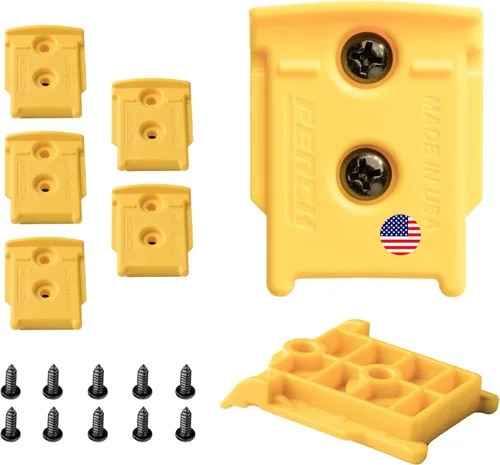 Miniatura 2 de Paquete de 3 soportes de pared para herramientas inalámbricas DeWalt de 20 V/60 V, soporte de pared para taladro DeWalt con 6 tornillos, fácil