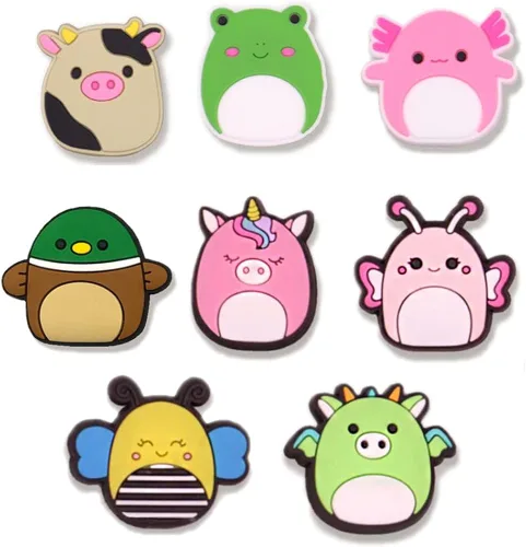 Lindos dijes de cocodrilo de animales para adolescentes y niñas, paquete de 81622 unidades, dijes de Crocs para niños y niñas, dijes de zapatos de