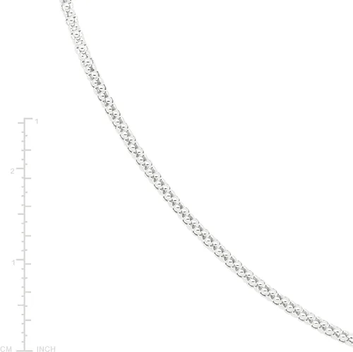 Miniatura 4 de Silpada Collar de cadena con dije de palomitas de maíz en plata de ley pulida, 18 pulgadas, no conocido
