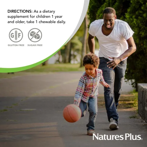 Miniatura 5 de NaturesPlus GI Natural Probiotic Kids, mezcla de bayas - 30 masticables - Salud digestiva e inmunológica solo para niños - Sin gluten - 30 porciones