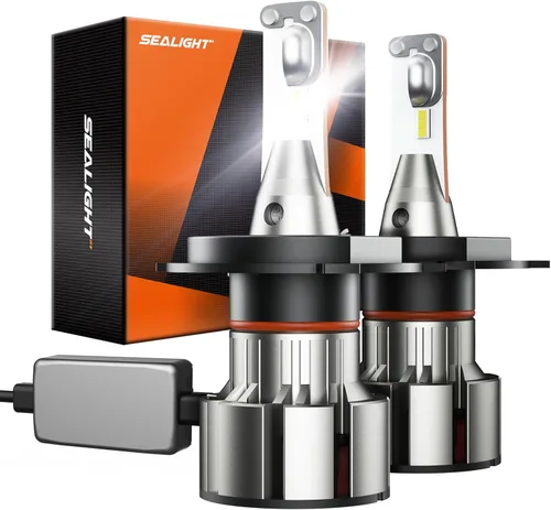Miniatura 10 de SEALIGHT Bombillas LED 9005 H11, L2 HB3 H8 H9 24,000LM Super Brightness 6000K Bombillas blancas frías, IP68 impermeable, Plug and Play, ventilador