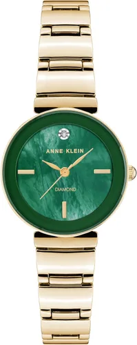 Miniatura 7 de Anne Klein Reloj de pulsera con esfera de diamante genuino para mujer