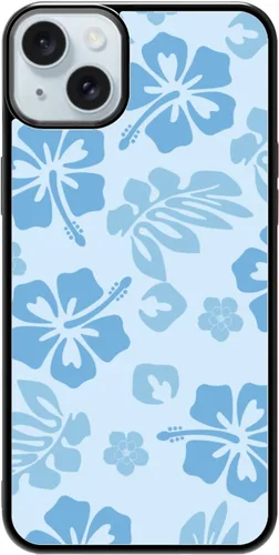 Miniatura 119 de FANXI Funda de teléfono de hibisco azul compatible con iPhone 11 de 6.1 pulgadas, funda protectora a prueba de golpes de TPU con bonita flor azul