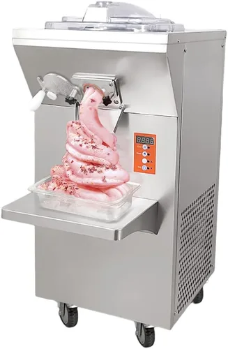 Máquina de helados duros para encimera, máquina de hielo italiana, crema de mezcla de helados 20 L/H, para el hogar, camión de helados, remolque de