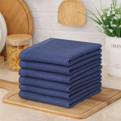 Miniatura 153 de Kitinjoy - Paños de cocina de 100 % algodón, tela de tejido gofrado, paño de limpieza ultrasuave, absorbente y de secado rápido. Beige
