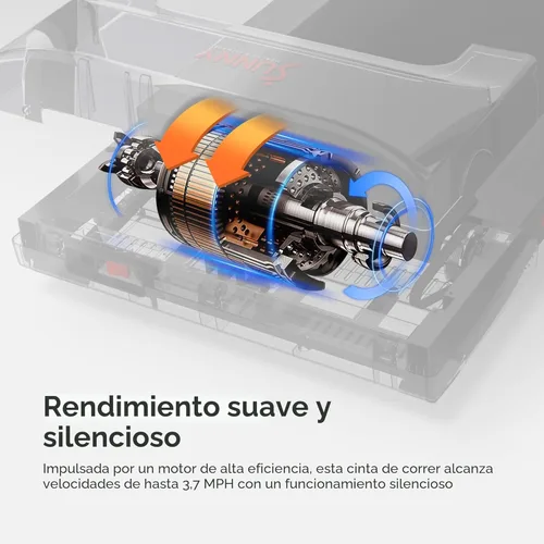 Miniatura 4 de Sunny Health & Fitness Cintas de correr inteligentes con Wi-Fi