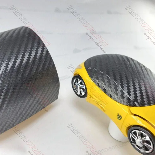 Miniatura 2 de AD Rollo de Envoltura para Automóvil SW900 Fibra de Carbono Negra 194-X (Muestra 3in x 5in) Envoltura de Vinilo Automotriz para Automóviles