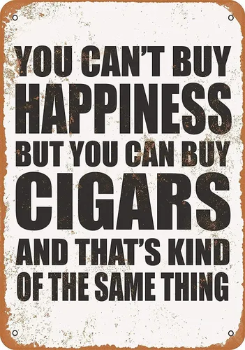 Miniatura 6 de Sign You Can't Buy Happiness BUT You CAN Buy Local Funny Art Letrero de metal de 16 x 12 pulgadas para bar pub interior y exterior, decoración