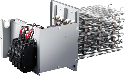 Miniatura 4 de Senville Sistema de división de bomba de calor central de aire acondicionado de 5 toneladas, 55,000 BTU, inversor, velocidad variable, 10KW AUX