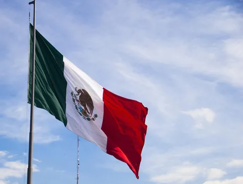 Miniatura 6 de Bandera de México de 10 x 15 pies, banderas nacionales mexicanas con 3 ojales de latón, 4 costuras y poliéster 100D de alta calidad. México 10x15