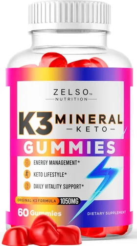 Gomitas K3 Mineral Keto – Gomitas minerales Keto K3, gomitas de fórmula avanzada mineral K3 – Suplemento de vitamina K3, gomitas Keto ACV Gomitas