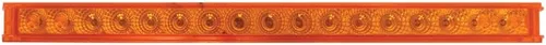 Miniatura 2 de GG Grand General 76980 20 pulgadas Spyder Amber 17 LED Park/Turn Light Bar, lente ámbar, fila única