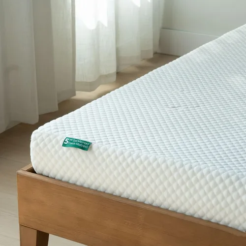 Miniatura 15 de Max & Lily Paquete de colchón de espuma viscoelástica de 5 pulgadas, certificado CertiPUR-US, perfil bajo para literas individuales sobre