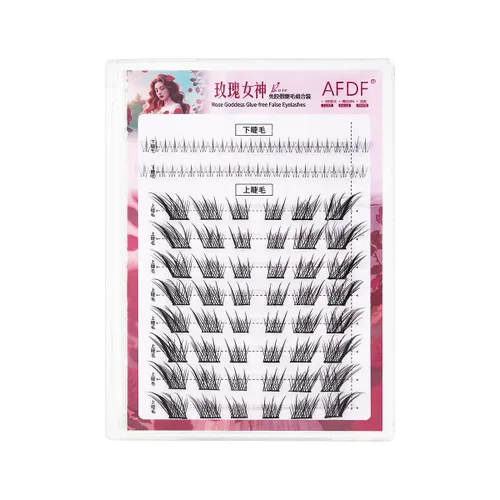 Miniatura 7 de Extensión de Pestañas DIY Efecto 3D Natural Individual 9/11/12mm Pestañas 80 Racimos Pestañas de Volumen Set Mixto, Extensión de Pestañas Caseras