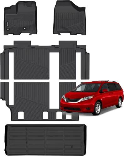 Miniatura 59 de Juego completo de tapetes de auto para todo tipo de clima, revestimiento automotriz para piso y maletero
