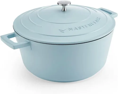 Miniatura 13 de MasterClass - Cazuela de aluminio fundido para crema, 11.0 in, 5 litros, caja de regalo