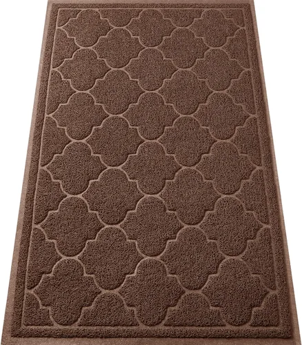 Miniatura 7 de LuxStep Tapete para Puerta Grande 24x36 Pulgadas Interior Exterior, Tapete Antideslizante de Diseño de Perfil Bajo, Tapete de Piso, Tapete