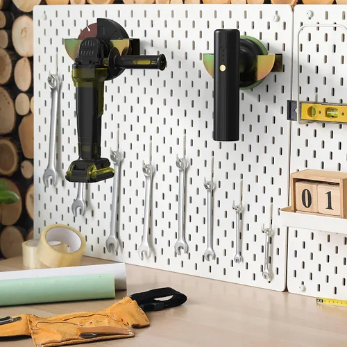 Miniatura 4 de Soporte de pared para amoladora angular, soporte para amoladora angular de acero sólido resistente, soporte para pulidora, estante de almacenamiento