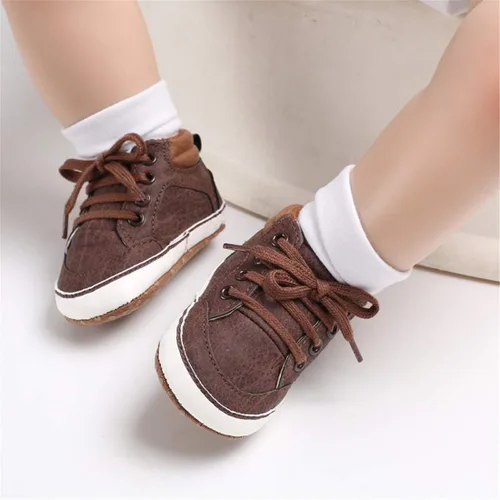 Miniatura 4 de KaKaKiKi - Tenis de lona para bebé, infante, niños, tenis con suela de goma antideslizante, tenis de caramelo caminantes, primerizos, precaminando