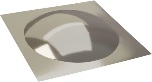 Miniatura 6 de Ekena Millwork 19 5/8 pulgadas de ancho x 19 5/8 pulgadas de alto, Sloane EnduraWall decorativo 3D, cromo brillante (cubre 2.67 pies cuadrados).