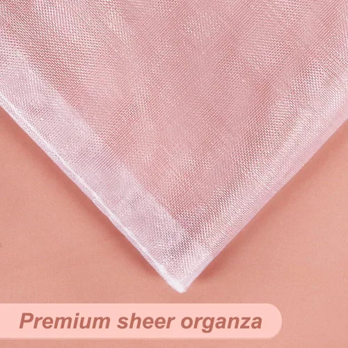 Miniatura 4 de Paquete de 100 bolsas de organza de HRX, 3.9 x 5.9 pulgadas, para regalos de Navidad, bodas, bolsos con cordón de regalo, bolsas de joyería, bolsas
