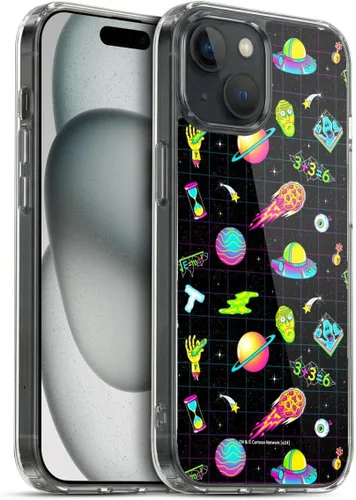 Miniatura 100 de Head Case Designs Funda de gel con licencia oficial de Rick and Morty Aliens Season 3 [protección de grado militar] compatible con Apple iPhone 12