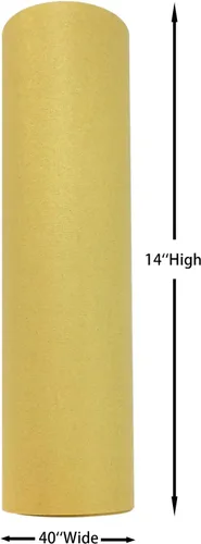 Miniatura 4 de Material de pantalla de lámpara de estireno ELFCAB DIY Making - 14" de alto x 40" de ancho, longitud precortada, adhesivo grueso sensible a