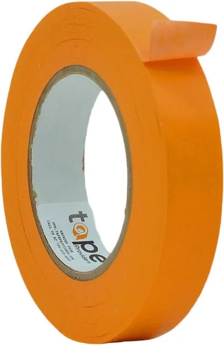 WOD CFTC6 - Cinta para consola fabricada en color naranja de Estados Unidos, 1 pulgada x 60 yardas. Cinta de marcado y etiquetado de papel con parte